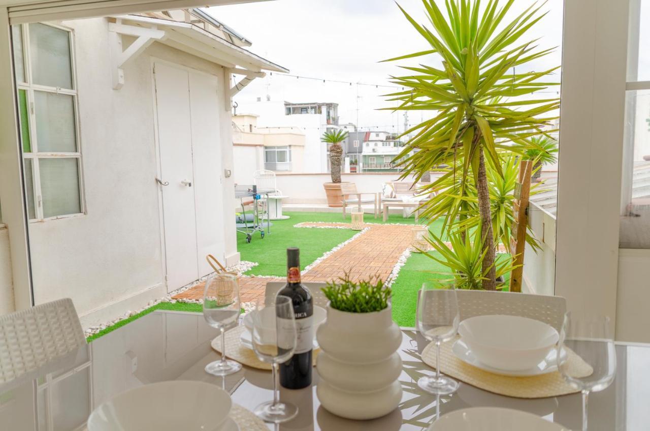 Apulialux Private 100Mq Rooftop Oasis W Jacuzzi Lejlighed Bari Eksteriør billede