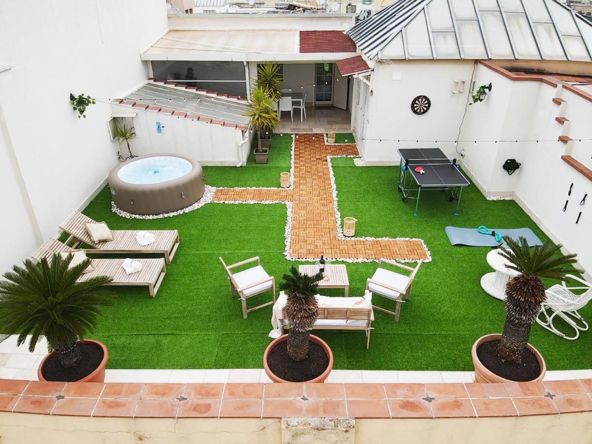 Apulialux Private 100Mq Rooftop Oasis W Jacuzzi Lejlighed Bari Eksteriør billede