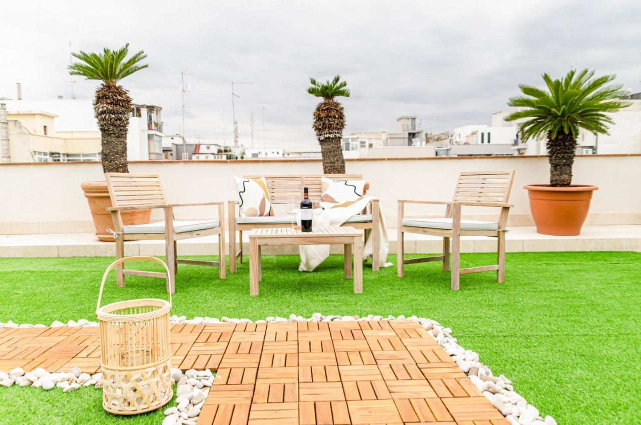 Apulialux Private 100Mq Rooftop Oasis W Jacuzzi Lejlighed Bari Eksteriør billede