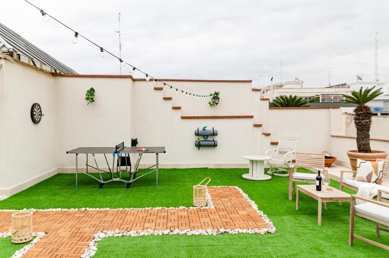 Apulialux Private 100Mq Rooftop Oasis W Jacuzzi Lejlighed Bari Eksteriør billede